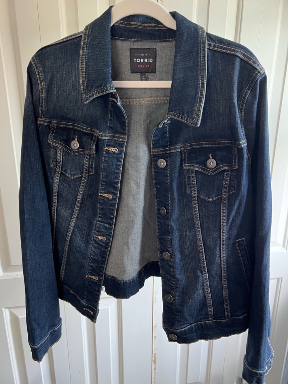 Torrid Dark Wash Denim Jacket